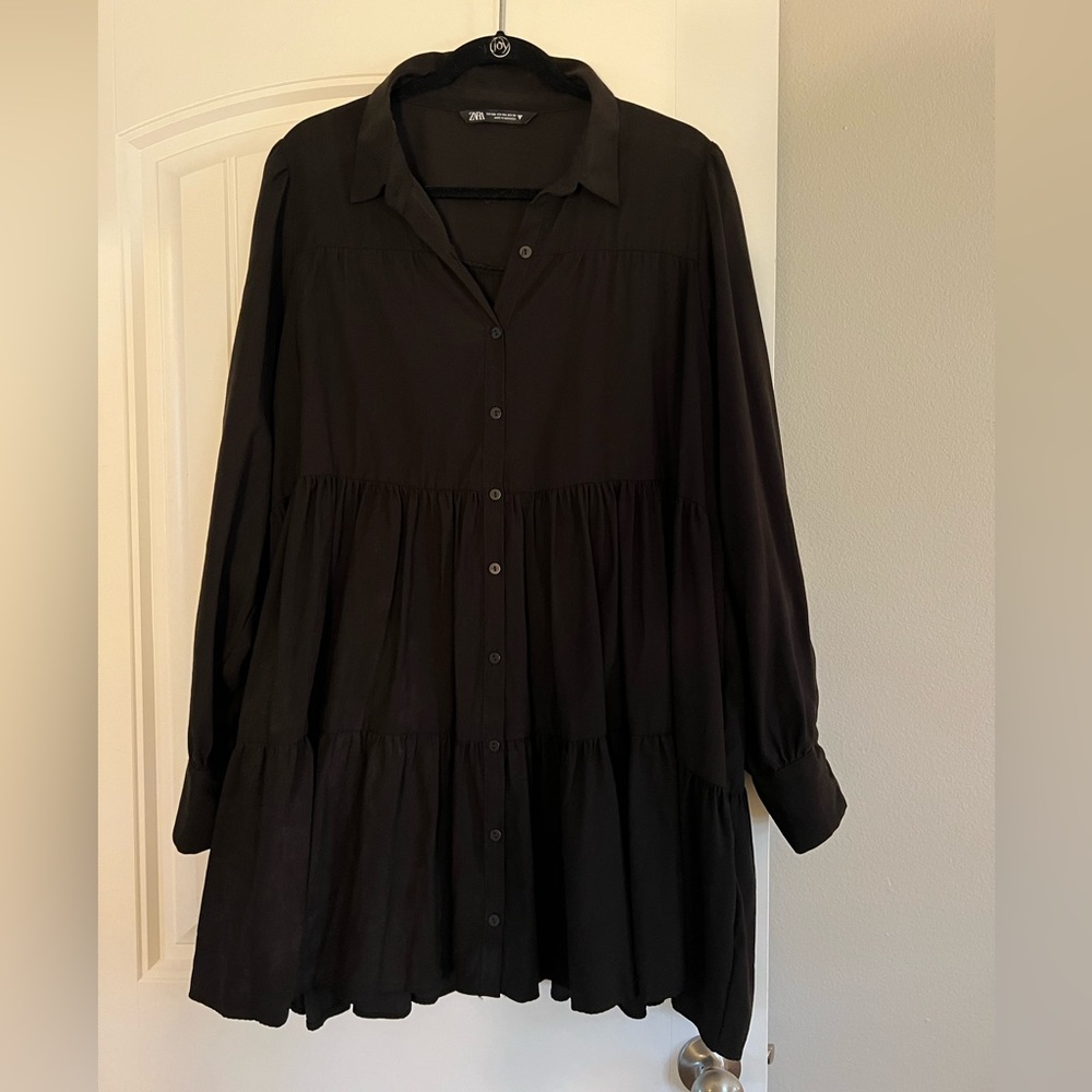 Zara Long-sleeve Dress w/ Pockets